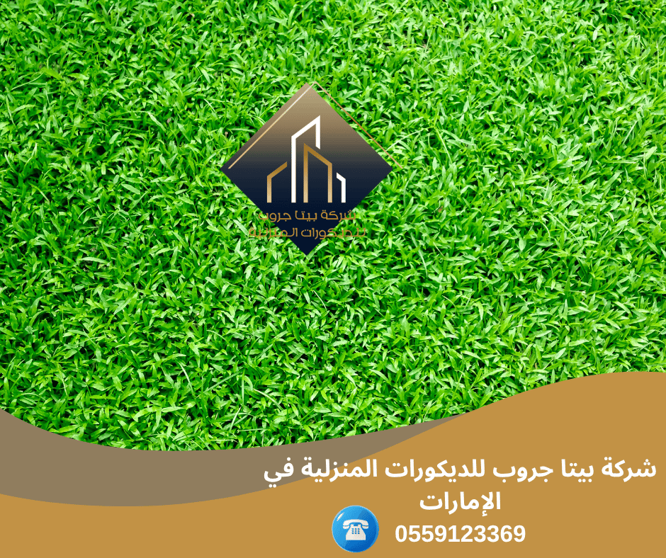تركيب العشب الصناعي أم القيوين
